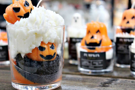 Aromatic Soy Candle Mr Pumpkin Jar Big Φ8.5 X 8.9 Cm Pumpkin Spice