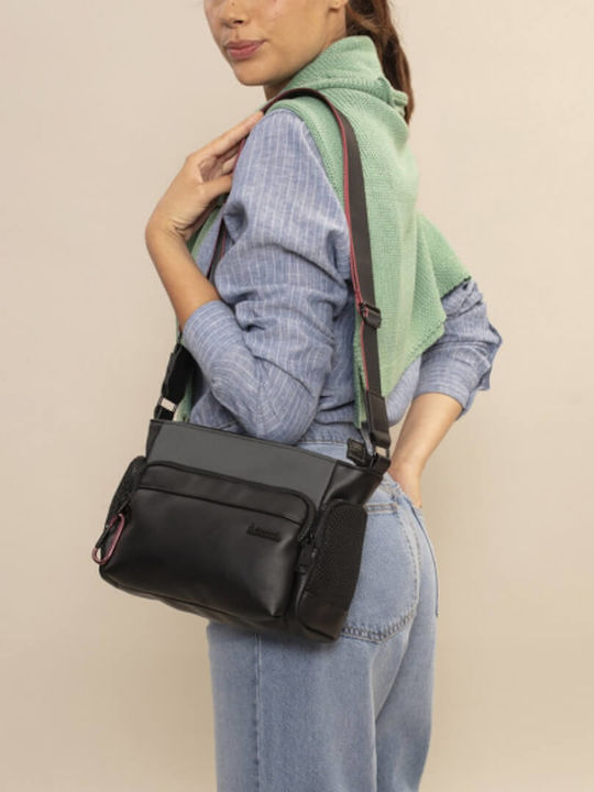 Nicole Damen Schultertasche Schwarz