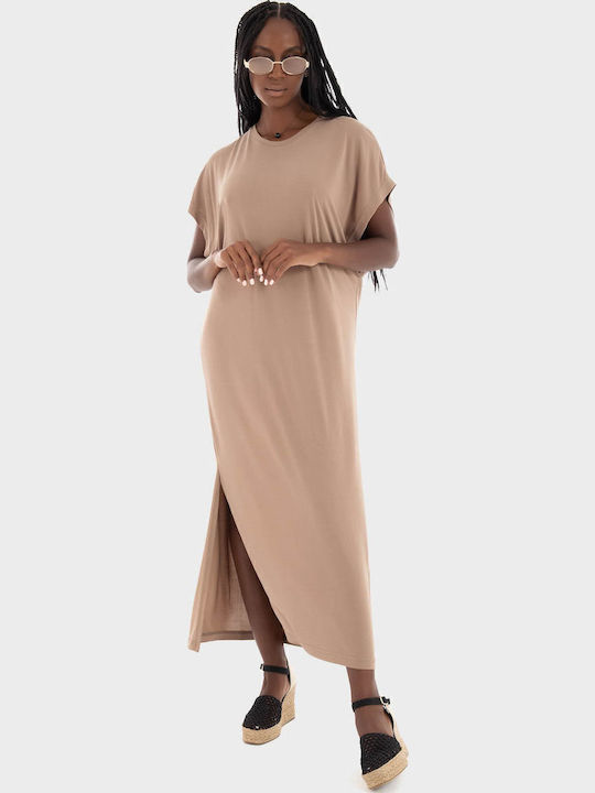 Summer Maxi Beige Dress