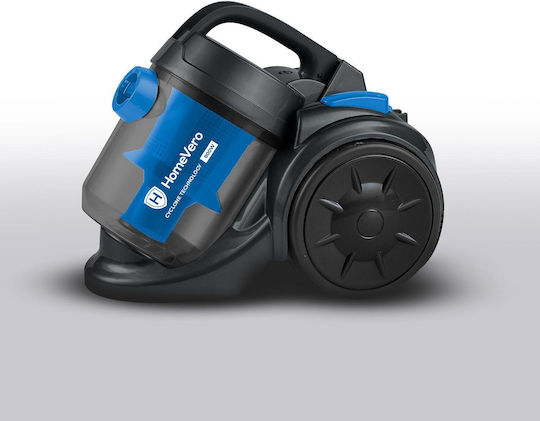 HomeVero HV-VC800 Ηλεκτρική Σκούπα 800W με Κάδο 2lt Μπλε