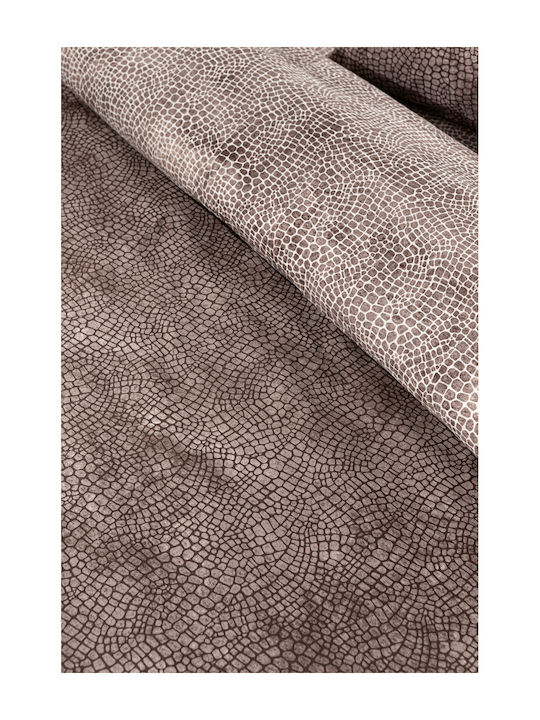 Guy Laroche Duvet Cover Set Cotton Queen with 2 Pillowcases 225x245 Safari Choco