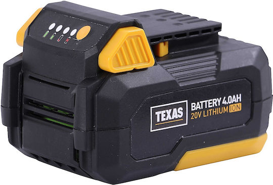 Texas Φυσητήρας Χειρός 20V με 1 Μπαταρία 4Ah & Μέγιστη Ταχύτητα Αέρα 150km/h