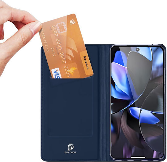 Dux Ducis Skin Pro Series Книга Изкуствена кожа / Силикон Син (Google Pixel 10 / 10 ProRealme 10 Pro 5G)