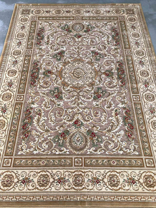 Bekas Carpets Genova Teppich Rechteckig Synthetisch,Polyester/Cotton/Leather Beige
