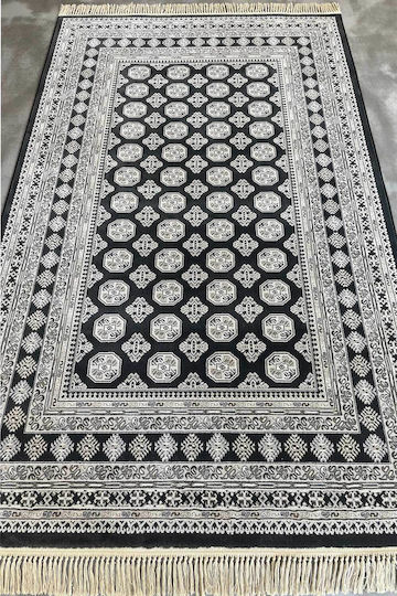 Bekas Carpets Davinci Teppich Rechteckig Synthetisch,Polyester/Cotton/Leather Gray