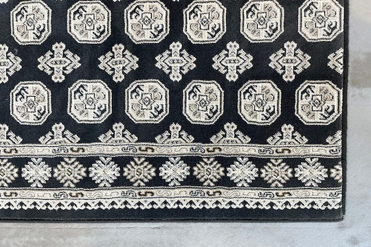 Bekas Carpets Davinci Teppich Rechteckig Synthetisch,Polyester/Cotton/Leather Gray