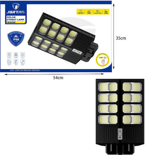 Led Waterproof Solar Street Light 1600W with Motion Sensor Photocell and Remote Control IP66