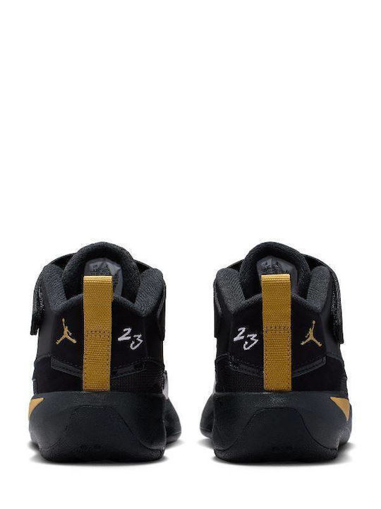 Max Aura Παιδικά Sneakers με Σκρατς Μαύρα