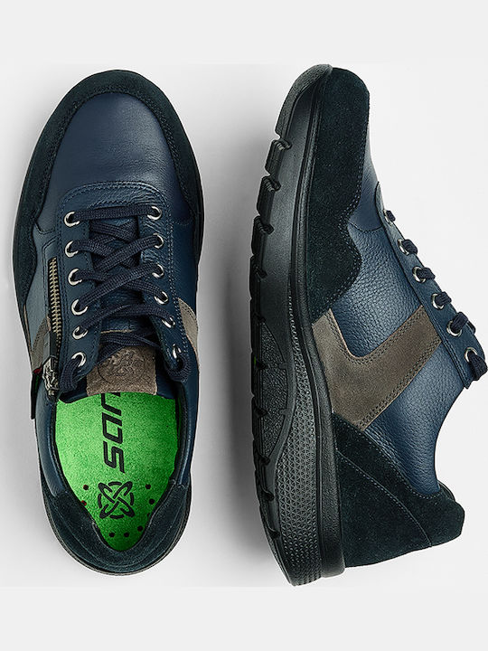 Sano Herren Anatomisch Sneakers Blau