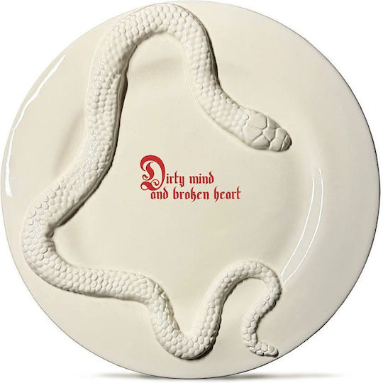 Incartato Ceramics The Forbidden Collection Platou Decorativ Rotundă Ceramică Dirty Mind 1buc 28x28buc