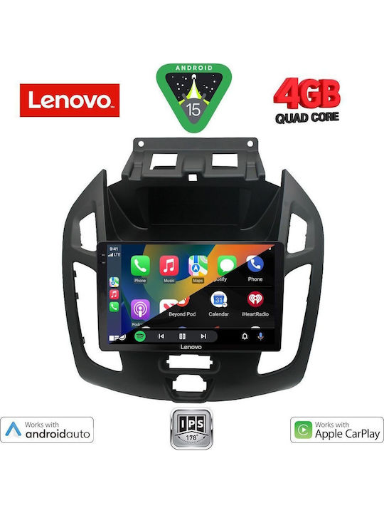 Lenovo Car Audio System for Ford Transit Connect 2013-2018 (Bluetooth/USB/WiFi/GPS/Apple-Carplay/Android-Auto) with Touch Screen 9"