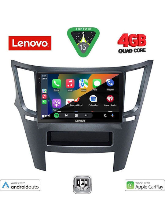 Lenovo Car Audio System for Subaru Legacy / Outback 2009-2014 (Bluetooth/USB/WiFi/GPS/Apple-Carplay/Android-Auto) with Touch Screen 9"