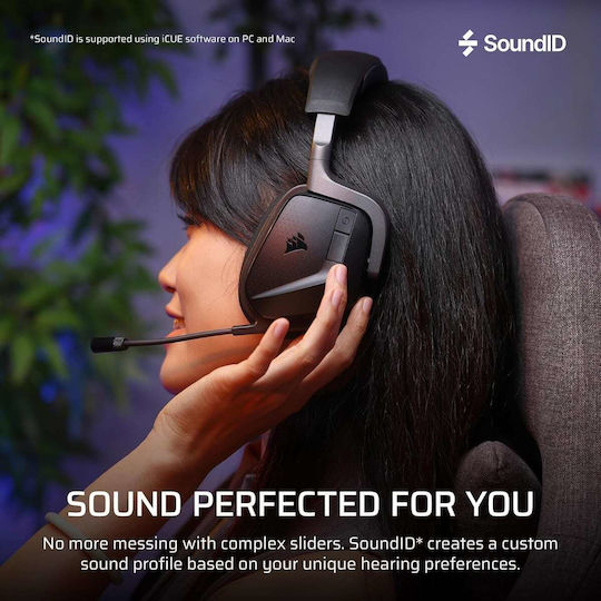 Corsair Void Max v2 Wireless Over Ear Gaming Headset with Bluetooth / USB Connectivity for Nintendo Switch / PC / PS4 / PS5