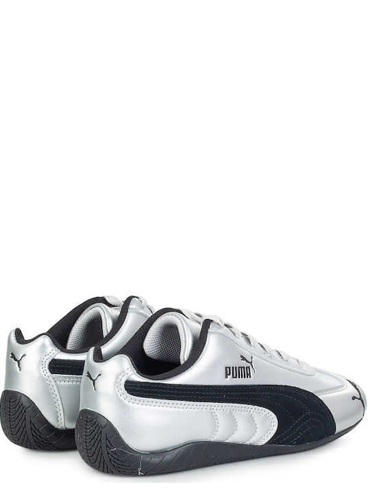 Speedcat Metallic Sneakers Silver