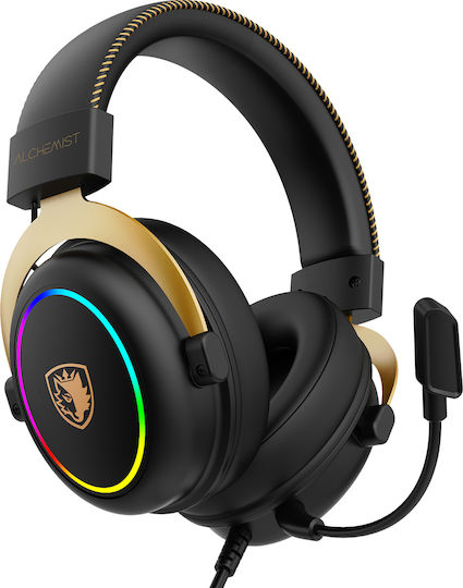 Sades Alchemist Over Ear Gaming Headset με σύνδεση USB for Nintendo Switch / PC / PS4 / PS5
