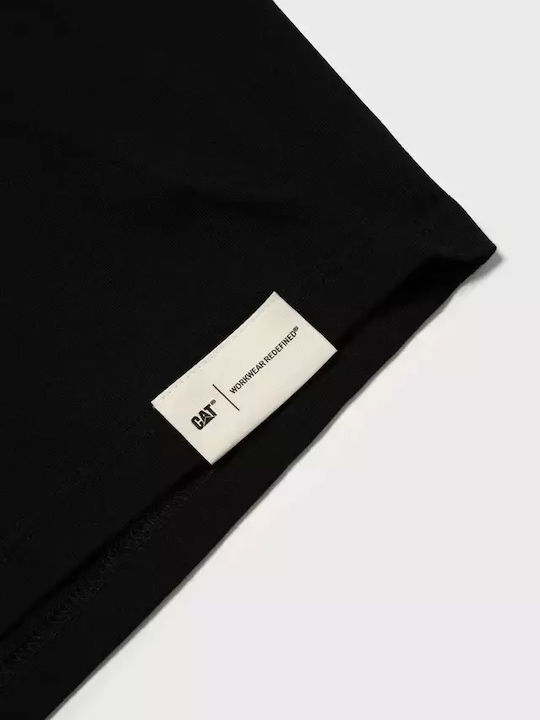 Herrenblusen Kurzarm T-Shirt Schwarz