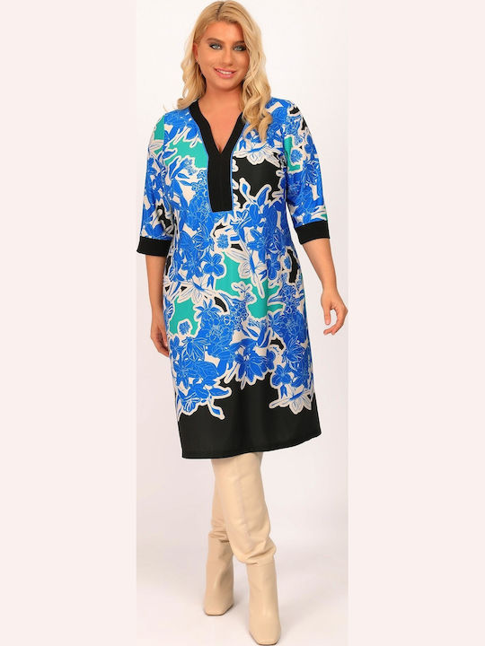 Midi Dress for Wedding / Christening Blue