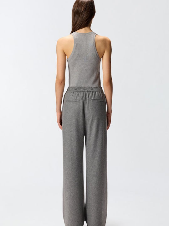 Ramona Γυναικεία Παντελόνα με Λάστιχο Grey