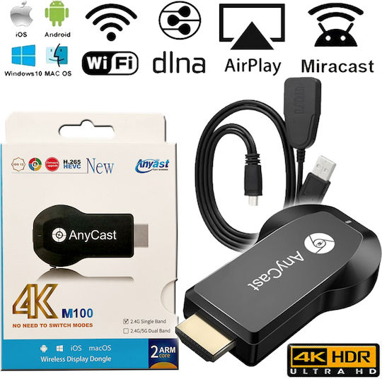 Smart TV Stick 4K UHD Wi-Fi / HDMI