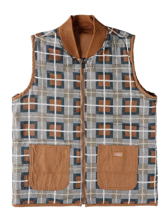Thrasher Sleeveless Jacket Brown