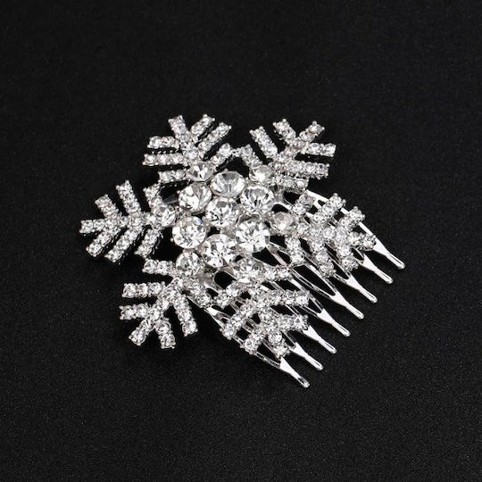 "snowflake" Уникална Гребенче Форма Снежинка Идеално За Булки През Зимата