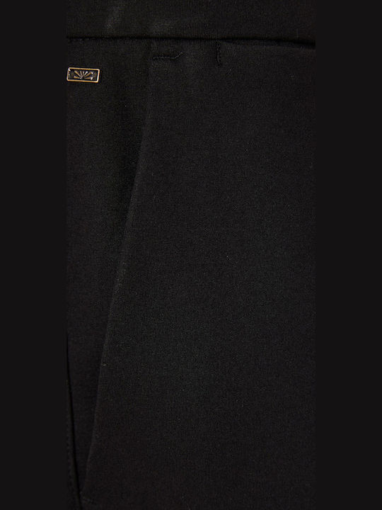 Hose Chino in Lockere Passform Schwarz