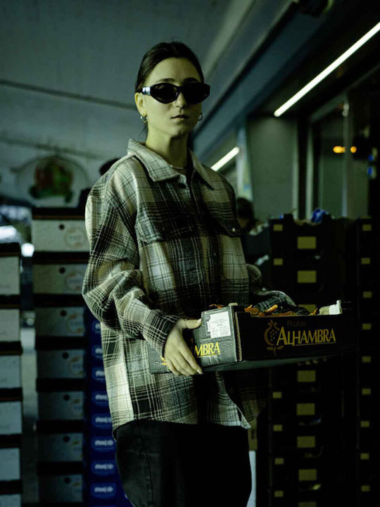 Long Sleeve Flannel Multicolour Overshirt