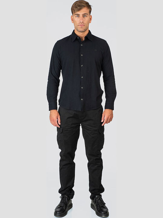 Langärmlig Hemd Black