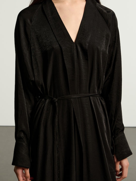 Rochie Midi De Seară Neagră