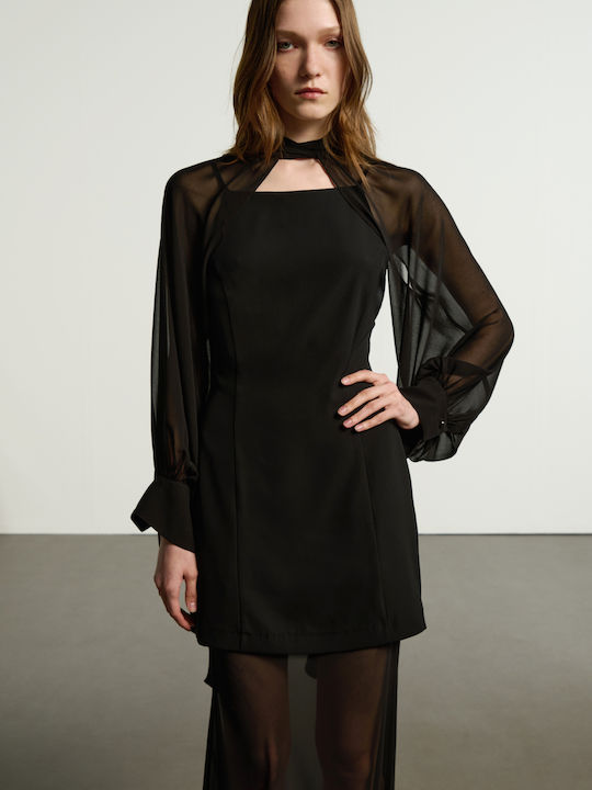 Rochie Maxi De Seara De Vară Spate Deschisă Cu Plasă Neagră