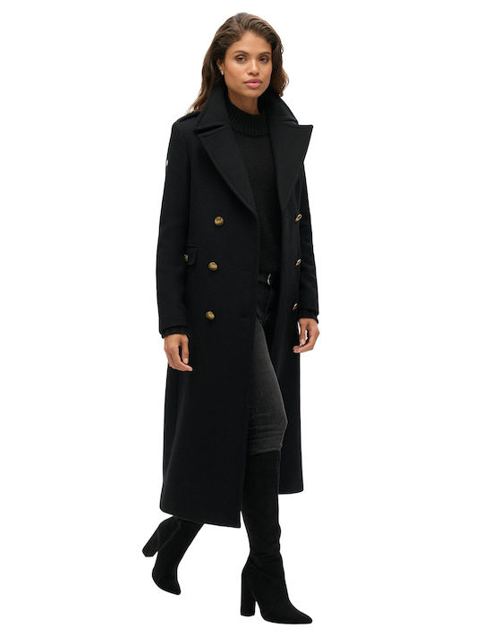 Wool Women's Black Coat