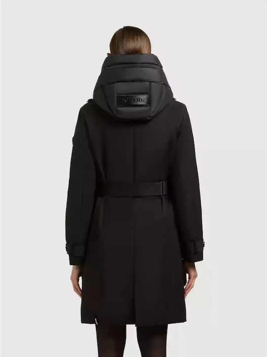 Damen Black Trenchcoat