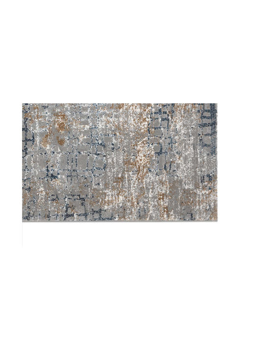 Ns Carpets Rug Round Grey Navy