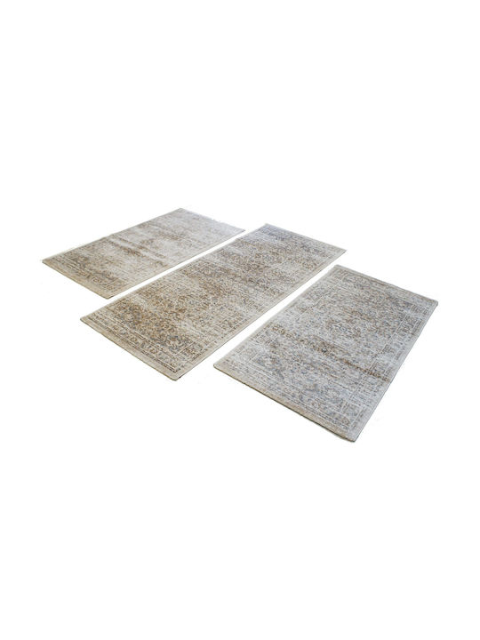 Balsan Estia-s Сет Съвременни Спалня килими L.brown Cream P621148 3бр