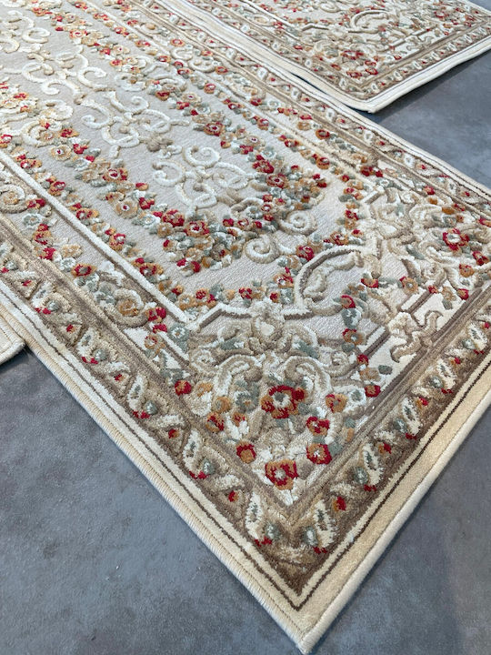 Bekas Carpets Genova Σετ Καλοκαιρινά Χαλιά Κρεβατοκάμαρας Μπεζ 38028-636260 3τμχ