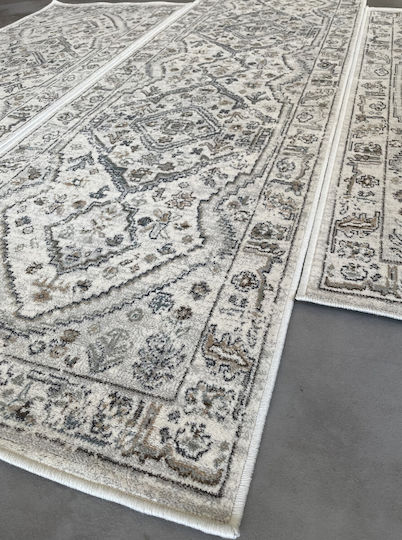 Bekas Carpets Visconti Σετ Χαλιά Κρεβατοκάμαρας Γκρι 84010-6262 3τμχ