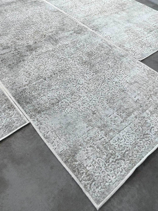 Bekas Carpets Otello Summer Bedroom Rugs Set Gray 33053-6464 3pcs