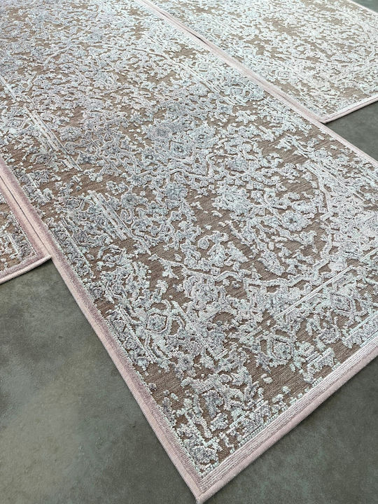 Bekas Carpets Otello Σετ Καλοκαιρινά Χαλιά Κρεβατοκάμαρας Μπεζ 33013-1616 3τμχ