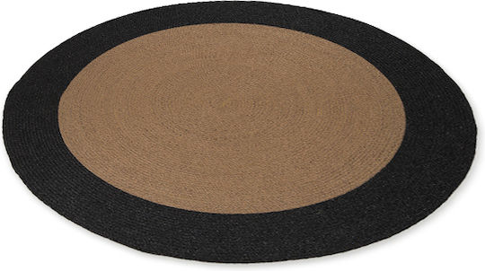 Tapicap Tress Covor Rotund Beige Black