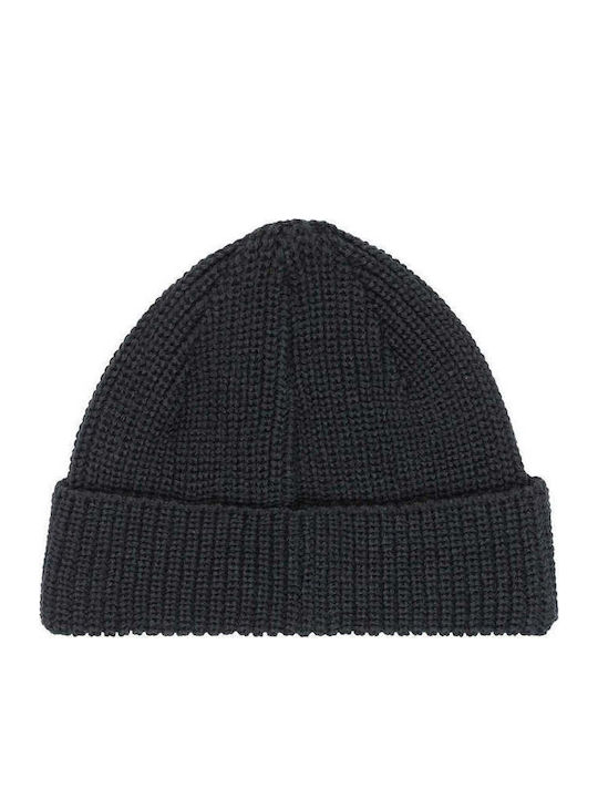 Beanie Unisex Beanie with Rib Knit in Black color