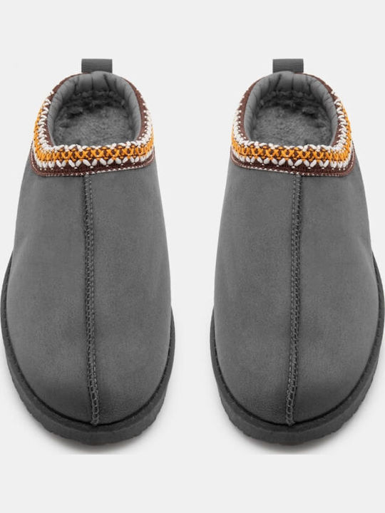 Closed Women's Slippers Gray