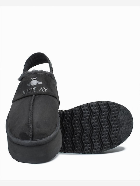 Winter Women's Slippers Black