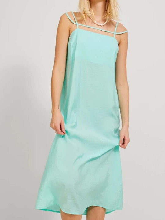 Summer Midi Dress Light Blue