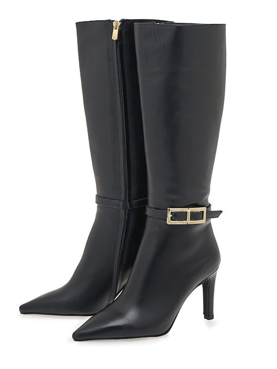 Leather Women's Boots Black