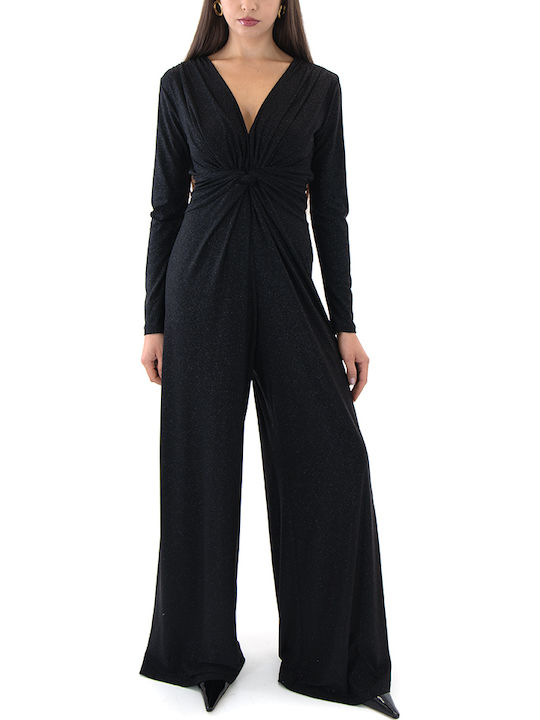 Women's Long-sleeved One-piece Suit Black