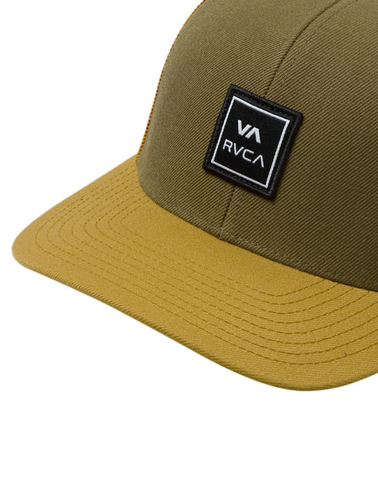 Rvca 'va Station' Trucker Jockey Men's Avyha00512-dko Dko Dark Olive