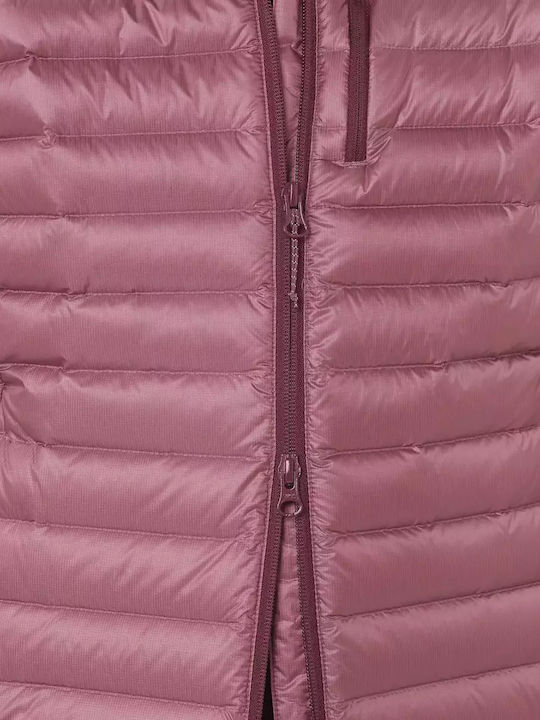 Women's for Hiking Puffer Jacket for Winter with Hood Pink