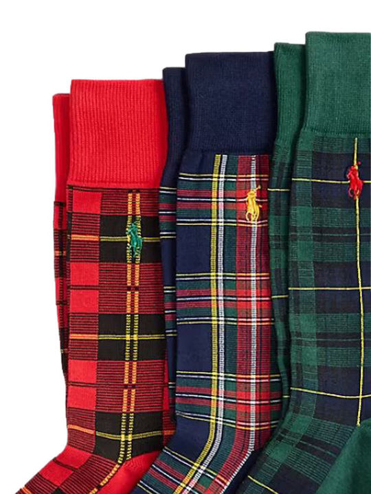 Ralph Lauren Damen Gemusterte Socken Multi 3Pack