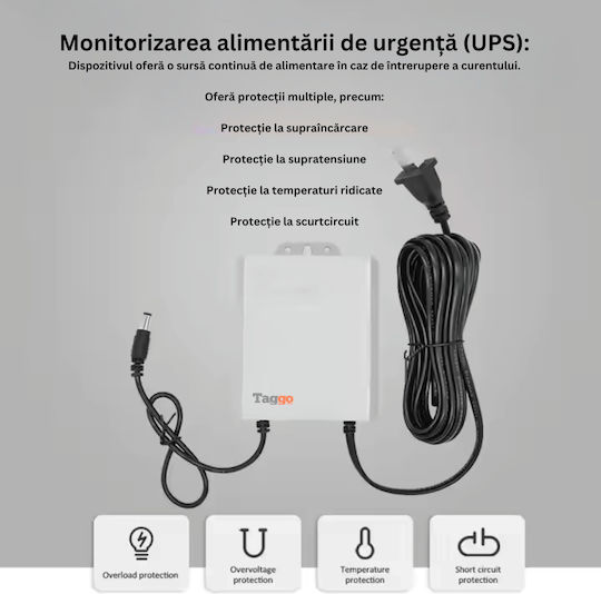 Taggo 5V UPS Alimentare Cu Energie Electrică 3600 mAh Baterie Protecție La Supraîncărcare Supraîncălzire Protecție La Tensiune Ridicată Protecție La Circuit Închis