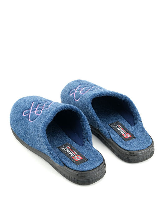 Winter Women's Slippers Blue